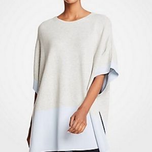 Ann Taylor Two Tone Poncho